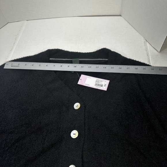 2 Piece Wild Fable Women's XXL Black Crop Sweater And Multicolor Ribbed T-Shirt - Picture 8 of 16